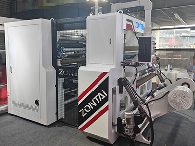 Vista lateral de la máquina