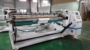 Rebobinador con eje de aire