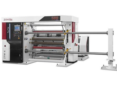 Cortadora rebobinadora papel /película autoadhesiva, ZTM-K