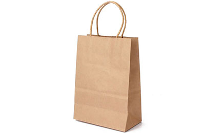 Bolsa de papel y papel kraft